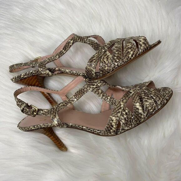 Stuart weitzman snakeskin slingback sandals - Picture 5 of 7